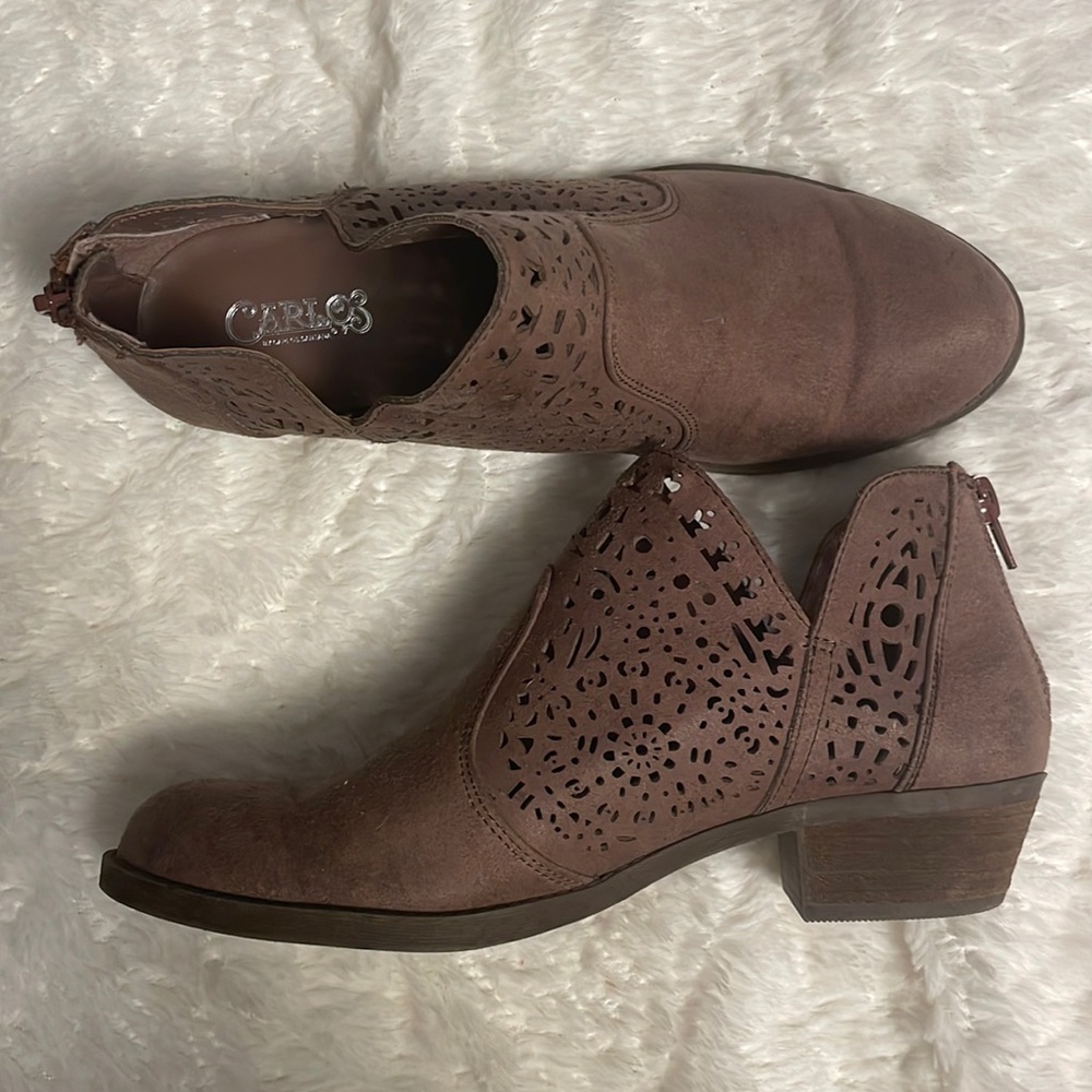 Brown Carlos booties